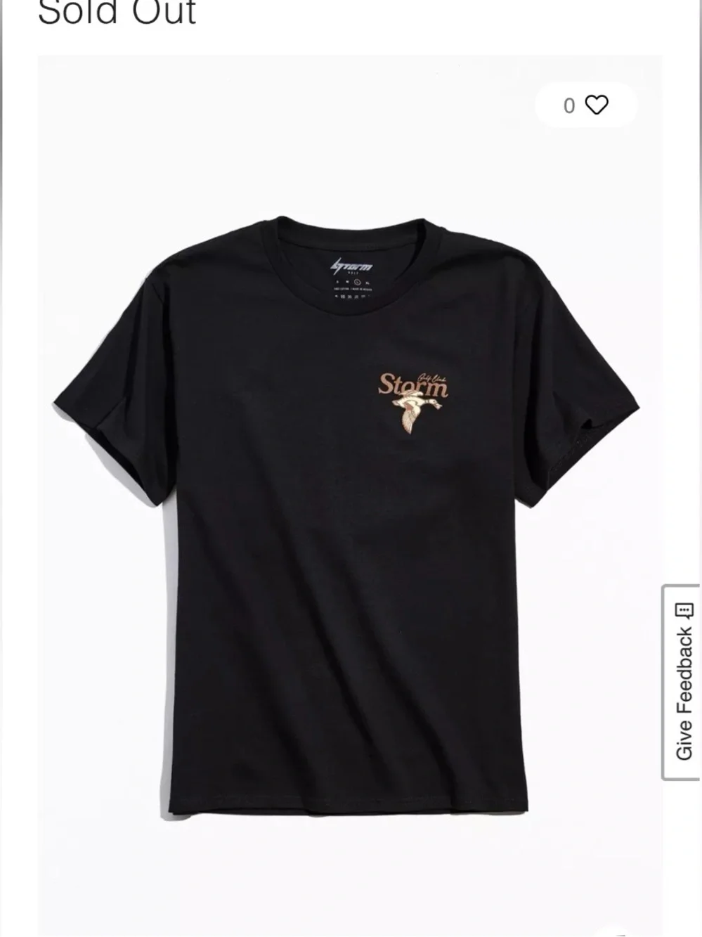 Urban Outfitters Storm Golf Flockin' Tee Size L